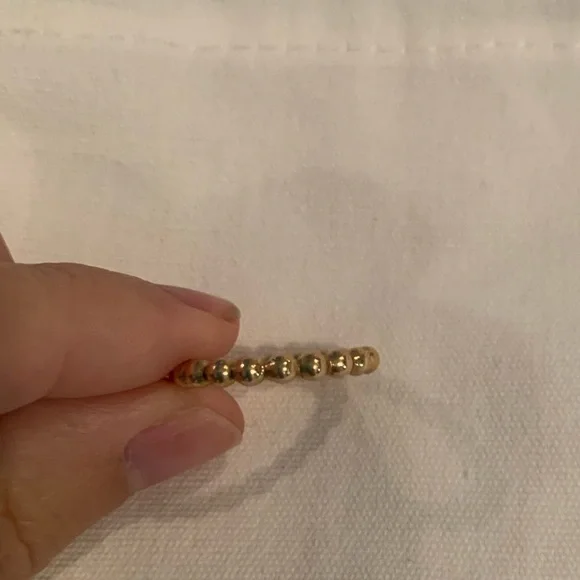 Enewton Classic Gold Bead Ring Size 6-7 - Picture 2 of 3